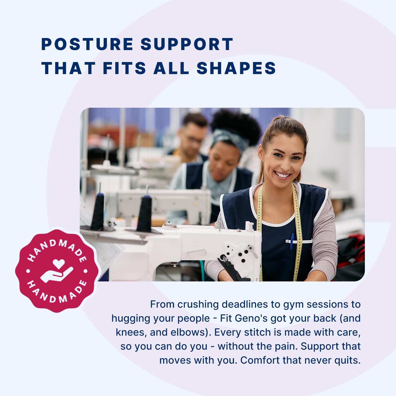 Fit Geno Back Brace and Adjustable Posture Corrector And Trainer for Women and Men, Back Straightener, Scoliosis and Hunchback Correction, Back Pain, Spine Support, Pink, Medium (Waist 34-41 Inch) - Image 9