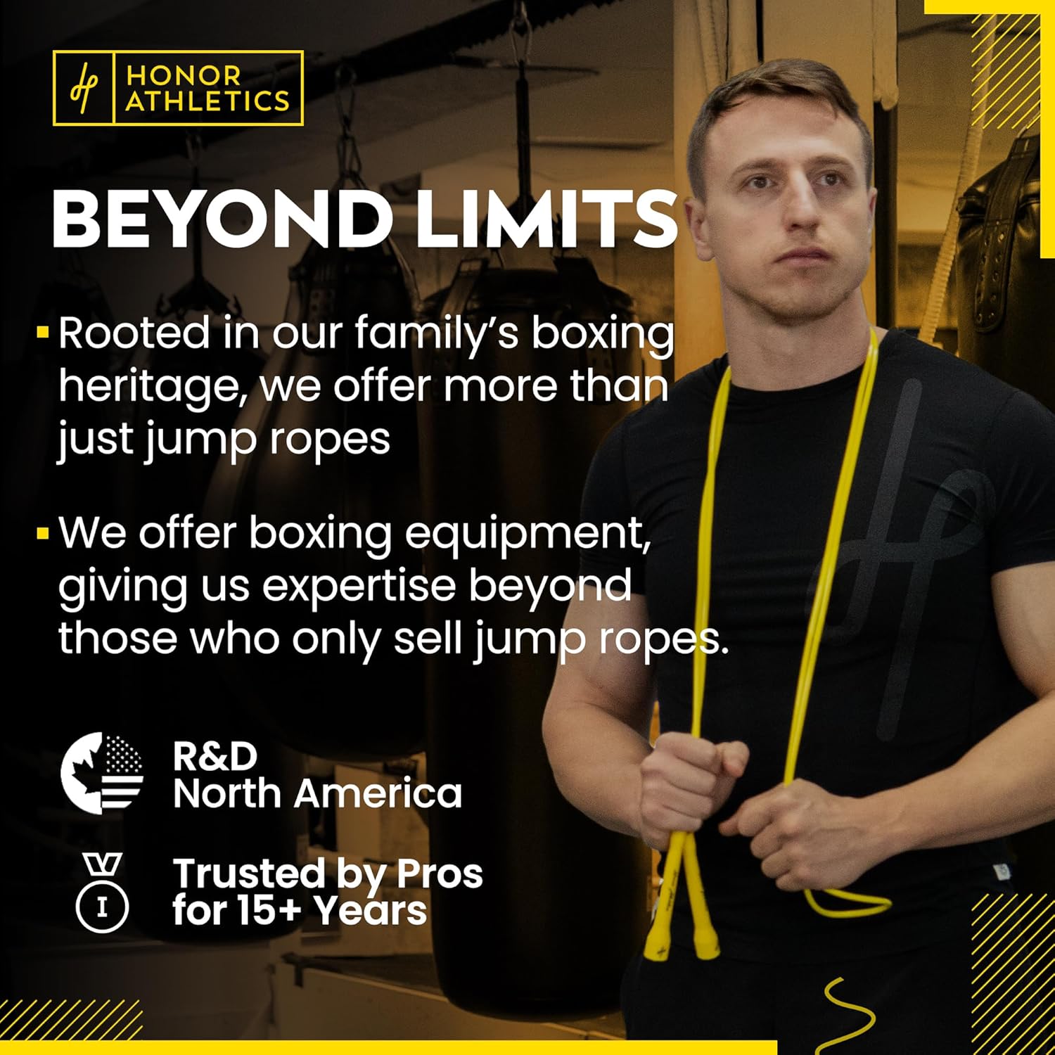 Honor Athletics | Pro Boxing Rope 3.0 | 5.3mm Jump Rope Indoor/Outdoor Adjustable For Boxing | Ultra-Durable, Non-Kinking TPU-PVC blend/Unbreakable Handles | Adjustable | Skipping Rope - Image 6