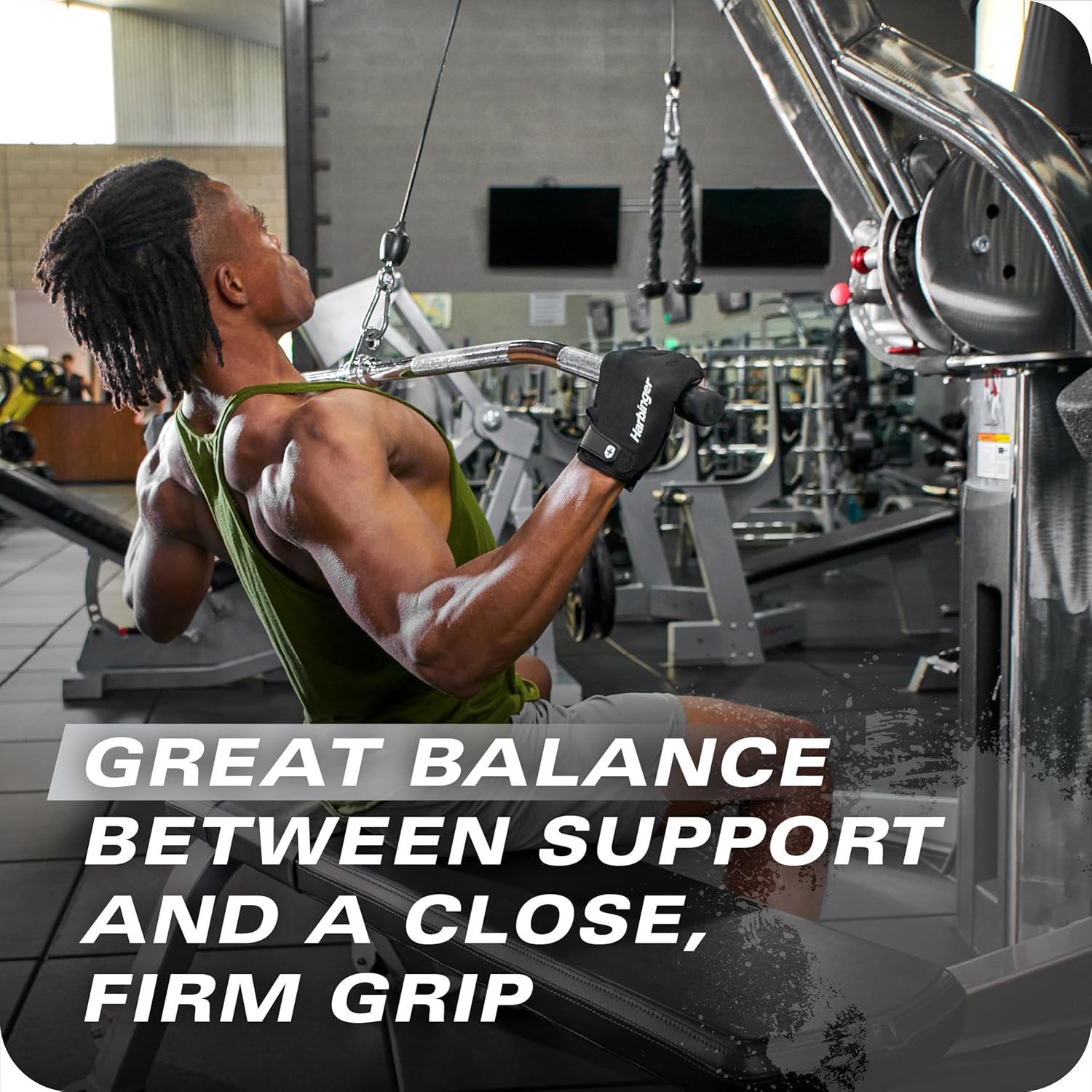 Power Gloves 3.0 - Durable Half Finger Weightlifting Gloves with Adjustable Wrist Closure, Breathable Leather Palm, Men's - Image 6