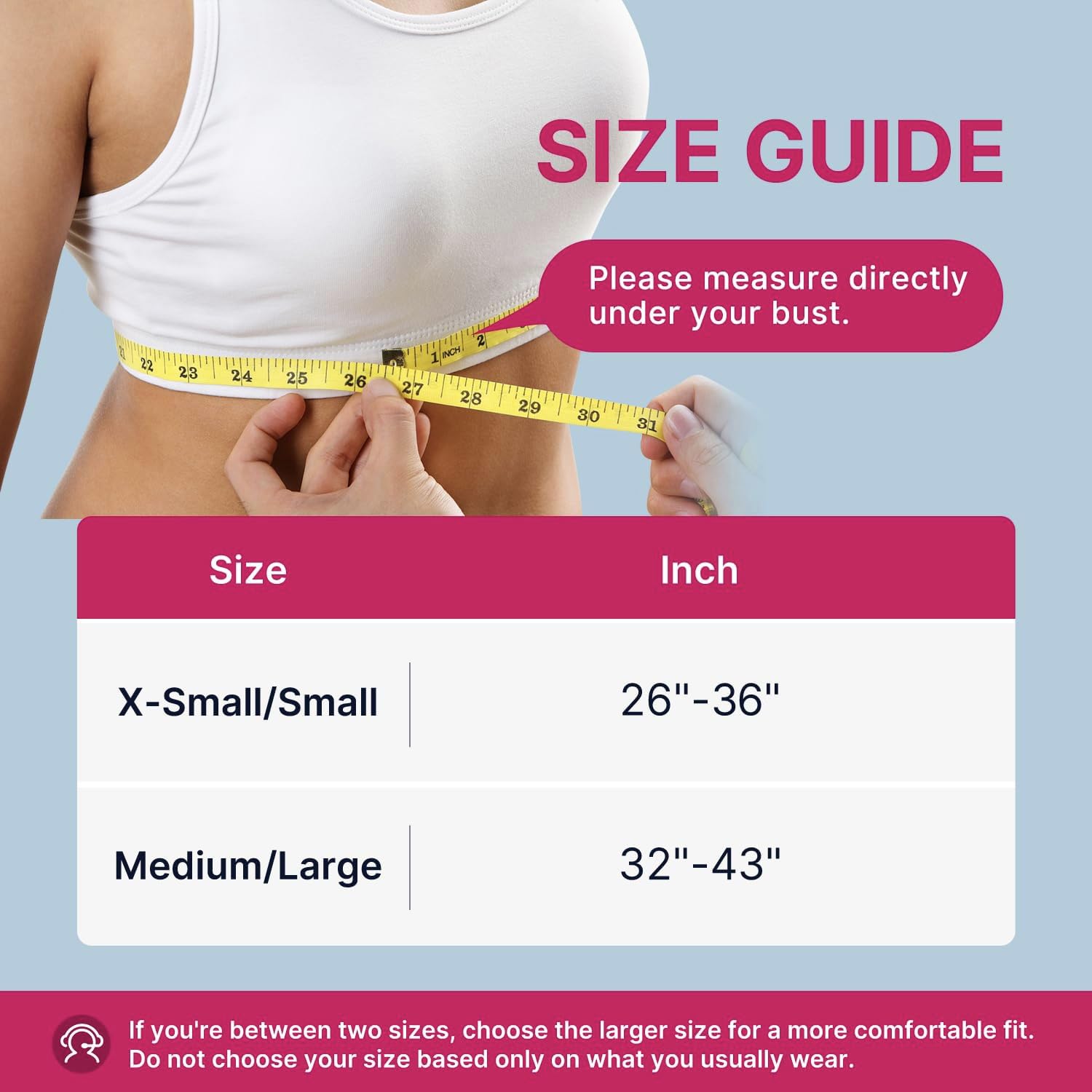 Fit Geno Posture Corrector for Women: Adjustable Lightweight Upper Back Brace for Neck Shoulder & Upper Back Pain Relief - Improve Posture Correct Hunchback Slouching Kyphosis Invisible Under Clothes (XS/S Under Bust 26"-37") - Image 6