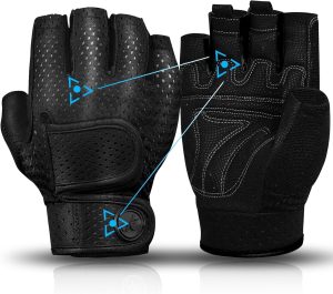 MOREOK Workout Gloves Padded Weight...