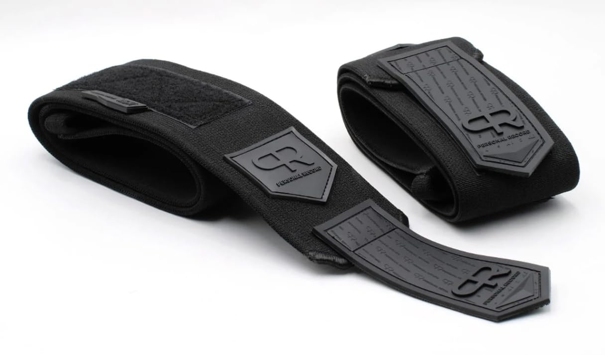 Elbow Wraps for Weightlifting - Heavy Duty Construction, 25% More Elasticity, Reinforced Stitching, Extra Wide Fastener, Easy to Adjust, All Black - Image 6