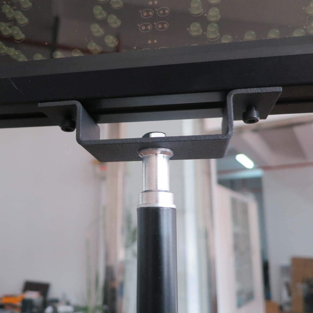 AZOOU Large Red Color LED Race Timing Clock Timer with Tripod 5-inch High Character for Semi-Outdoor/Outdoor Running Events - Image 2