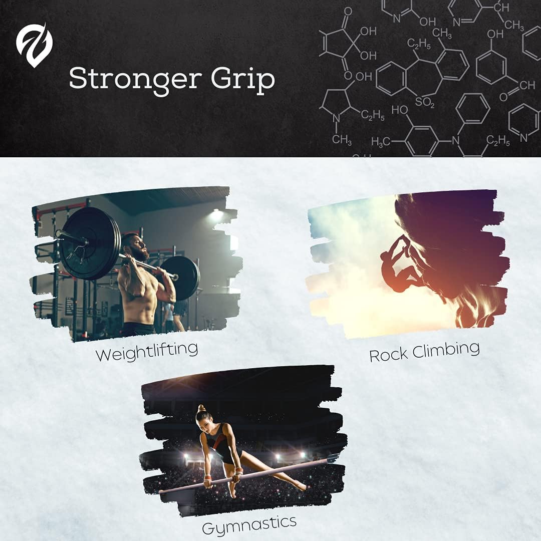 Liquid Chalk, Mess Free Gym Chalk for Weightlifting, Gymnastics, Rock Climbing, Dancing, and Lifting. Sweat Resistant and Long Lasting for Stronger Hand Grip. Package May Vary. - Image 5