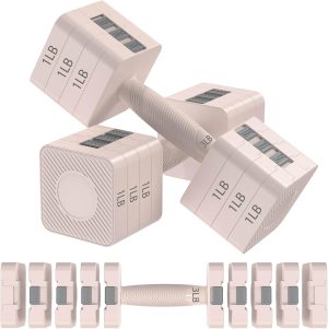 22LBS Adjustable Dumbbells Set, Han...