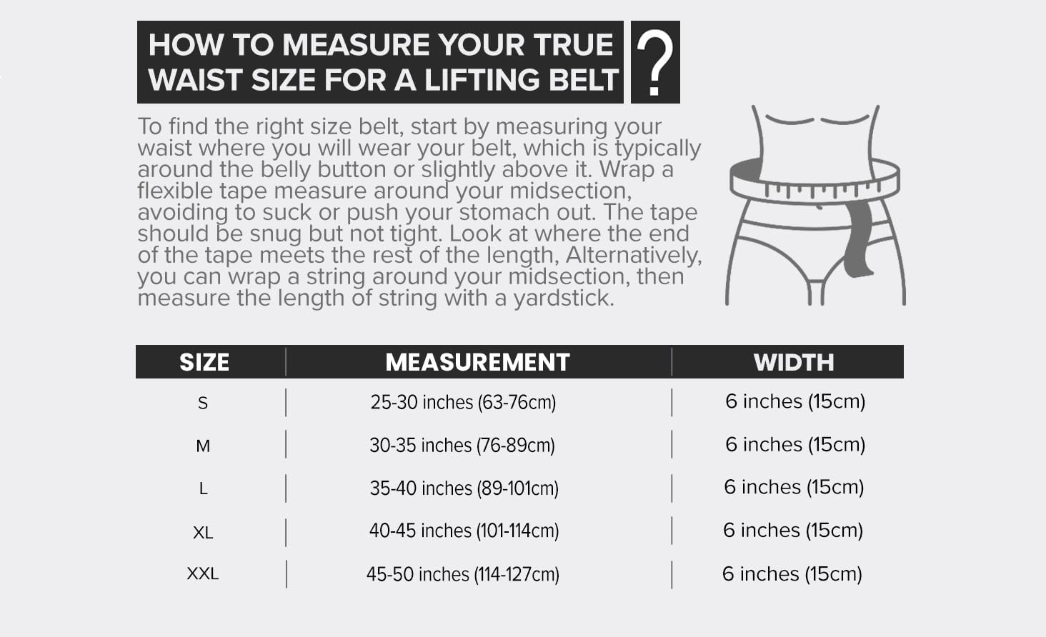 Weightlifting Belt For Men and Women - 6 Inch Auto-Lock Weight Lifting Back Support, Workout Back Support for Lifting, Fitness, Cross Training and Powerlifitng - Image 7