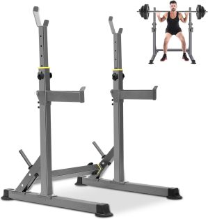 Adjustable Squat Rack,Multi-Functio...