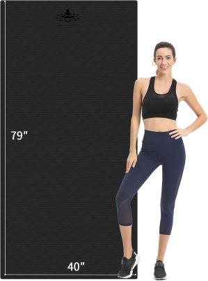 Hatha Yoga Extra Long TPE Yoga Mat ...