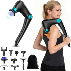 Folding Massage Gun with Heat &...