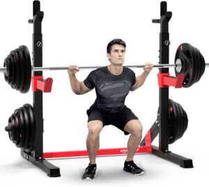 HARISON Heavy Duty Squat Rack, Benc...