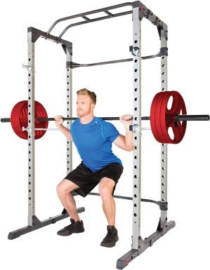 Fitness Reality Power Cage Squat Ra...