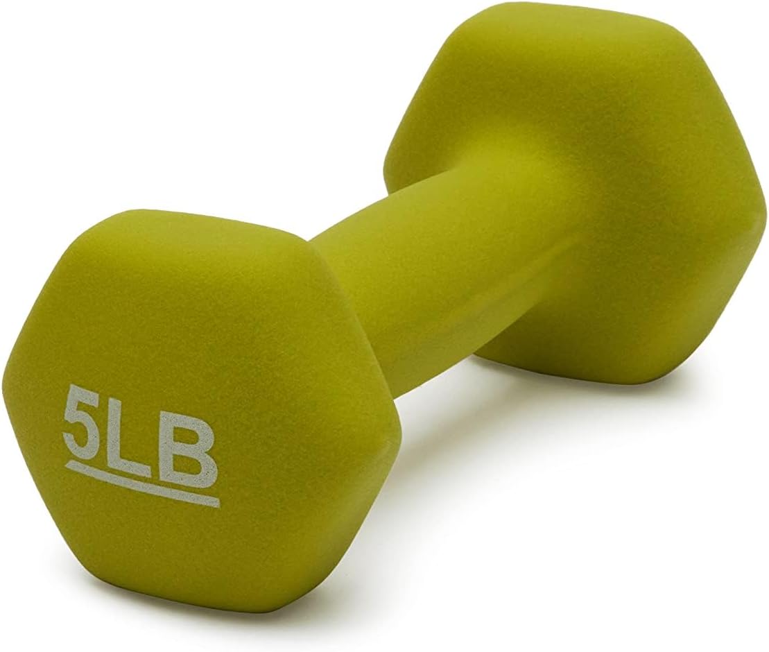 Amazon Basics Neoprene Dumbbell Hand Weights for Exercise and Muscle Toning - Image 2