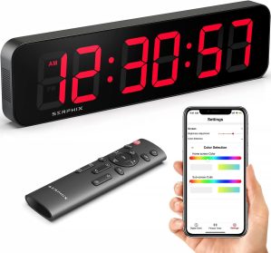 15.2″ Large Digital Wall Cloc...