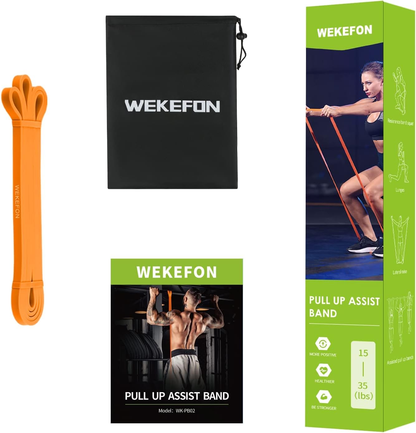 Resistance Bands Set, Pull Up Assist Bands - Stretch Resistance Band - Mobility Band Powerlifting Exercise Bands for Resistance Training, Physical Therapy, Home Workouts - Image 5