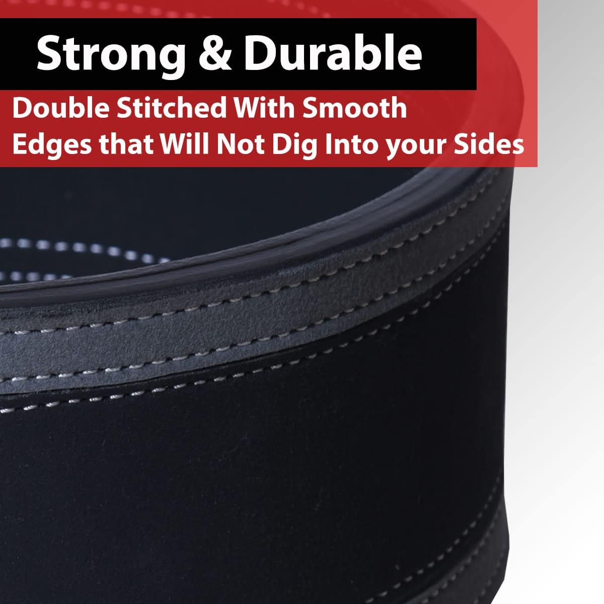 IBRO Powerlifting Lever Gym Belt – Power 8MM, 10MM or 13MM Extreme Heavy Duty Genuine Leather Belts - Squats Deadlifts Bodybuilding Weight Lifting IPF Power Lifting Strongman for Men - Image 9