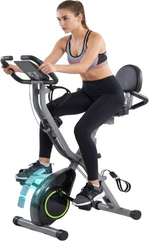 Foldable Exercise Bike Stationary B...