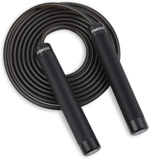 FEECCO 1/2 lb Weighted Jump Rope fo...