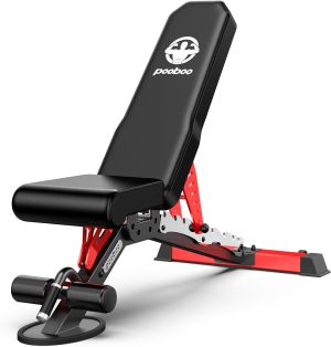 Pooboo Weight Bench, Heavy Duty Ben...