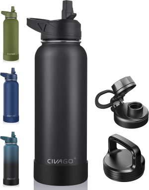 CIVAGO 40 oz Insulated Water Bottle...