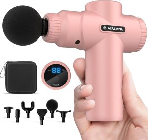 AERLANG Mini Massage Gun-Pink，Mus...