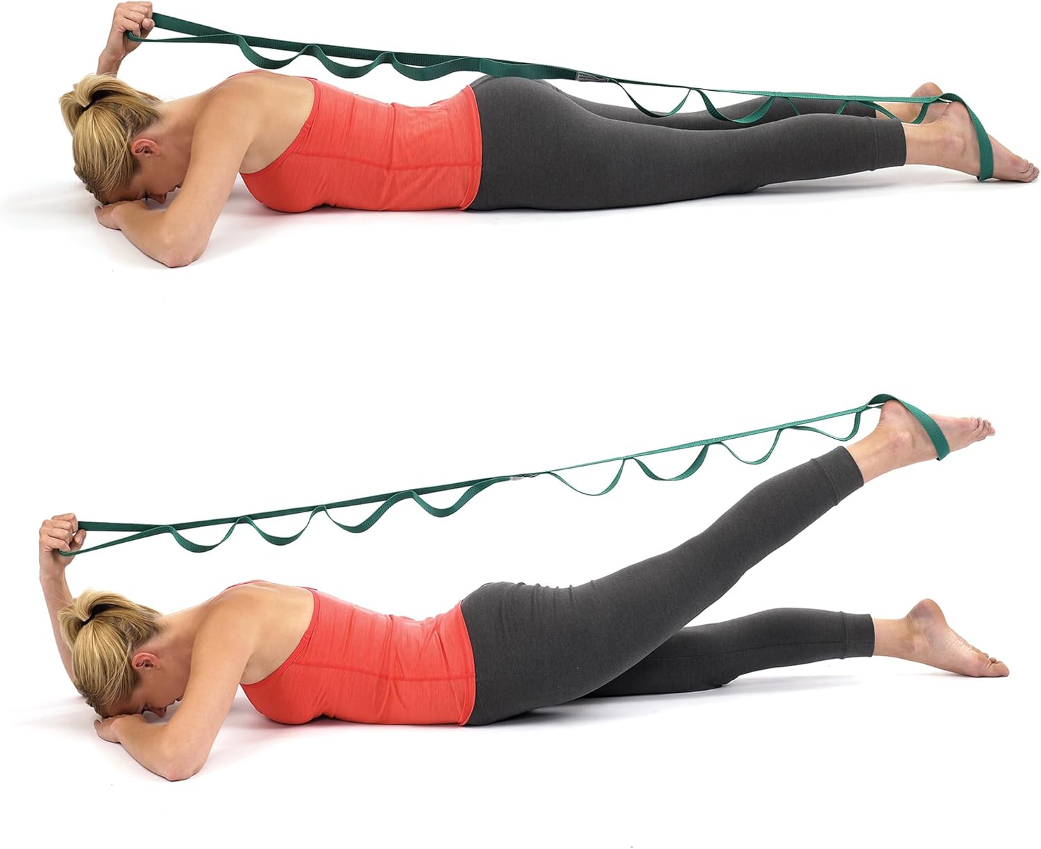 OPTP The Original Stretch Out Strap with Exercise Book, for Flexibility and Mobility Exercises. Stretch Out Straps for Physical Therapy, Yoga Stretching Strap and Knee Therapy Strap. Made in the USA - Image 7