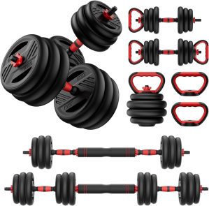 Adjustable Dumbbell Set, 20/30/45/7...
