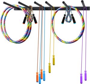 Wall Mounted Jump Rope Rack –...