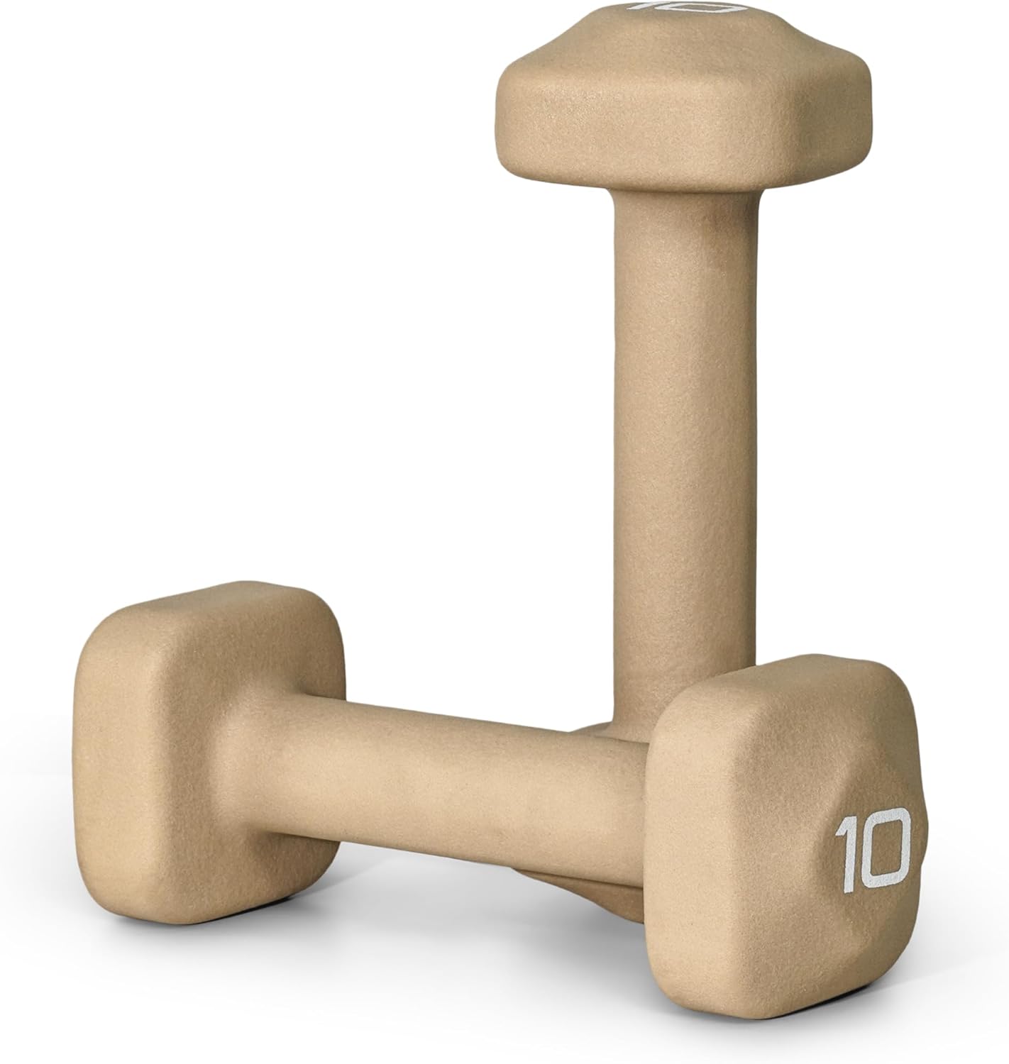 Tone Fitness Neoprene Dumbbell Weight Pairs with Anti-Roll Square Head | Multiple Options