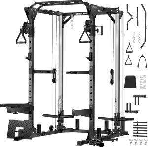 JEEKEE Power Cage,2000lbs Multi-Fun...