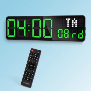 Gym Timer,12” Digital Wall Cl...