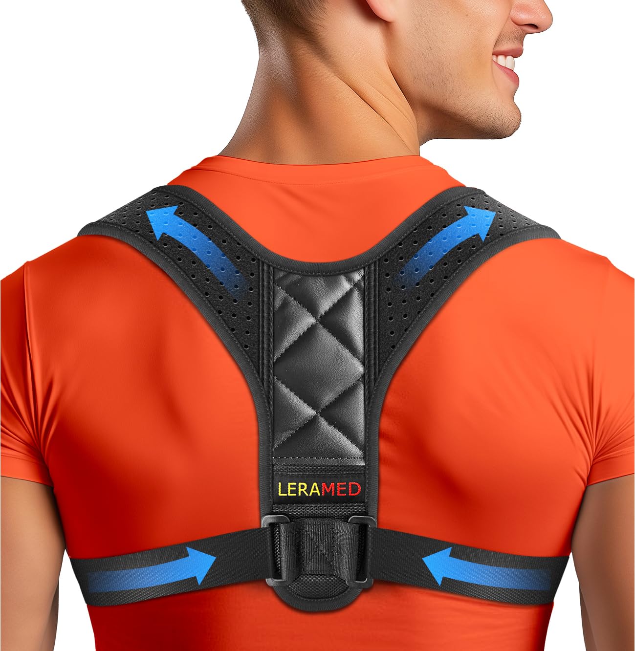 NEW 2026 Posture Corrector for Men & Women – Adjustable Figure-8 Back Brace for Rounded Shoulders & Upper Back Support – Breathable & Invisible Under Shirts – Desk Job & Computer Work – All-Day Brace