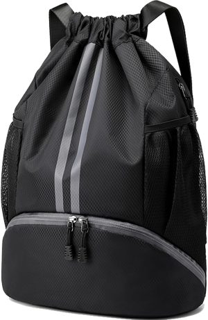 Hoedia Sports Drawstring Backpack &...