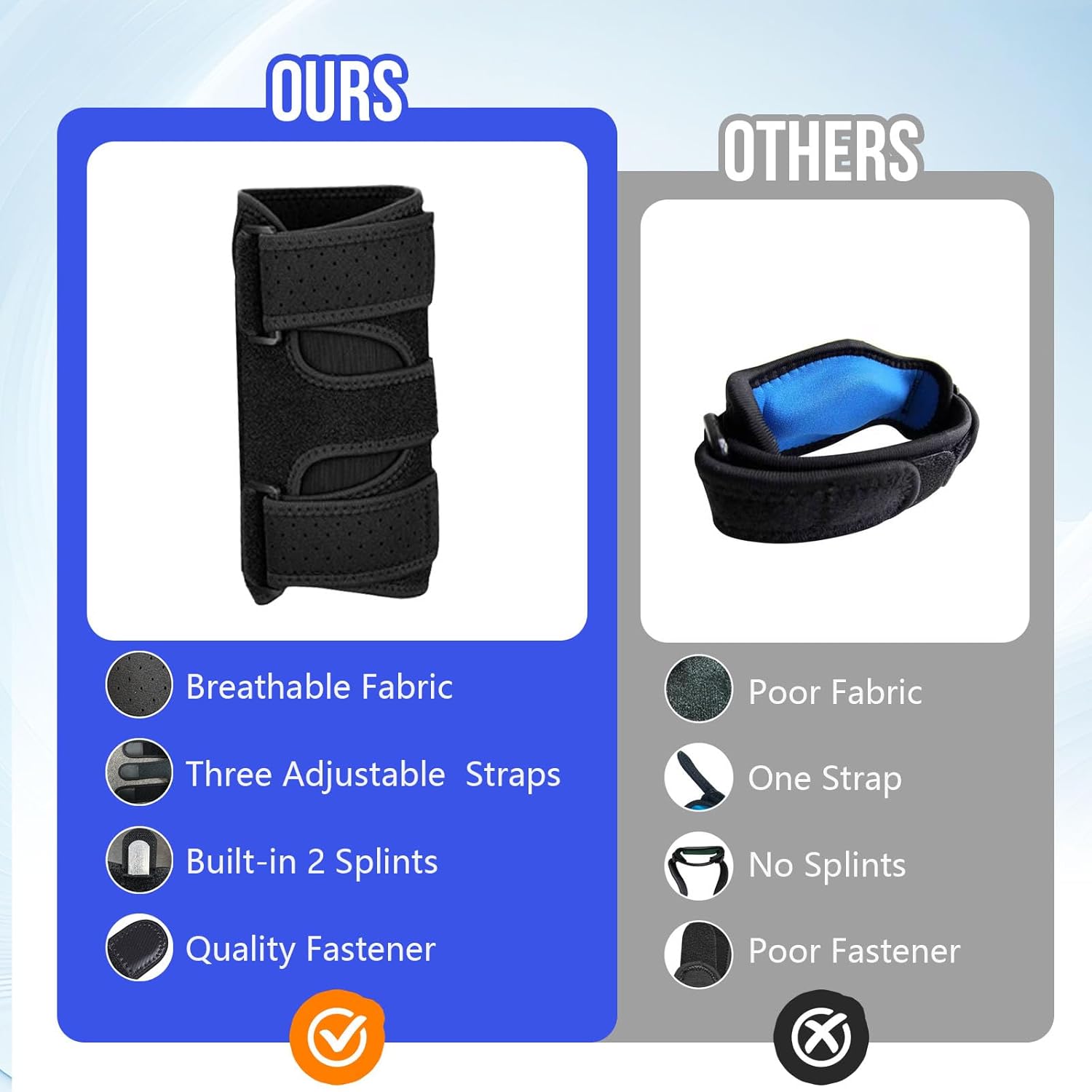 Elbow Brace for Cubital Tunnel, Comfortable Elbow Stabilizer for Night Sleep and Day Working, Ulnar Nerve Entrapment brace with Compression Sleeve Immobilizer, 2 Removable Metal Splints Stabilizer Support for Women and Men Fit Most - Image 7