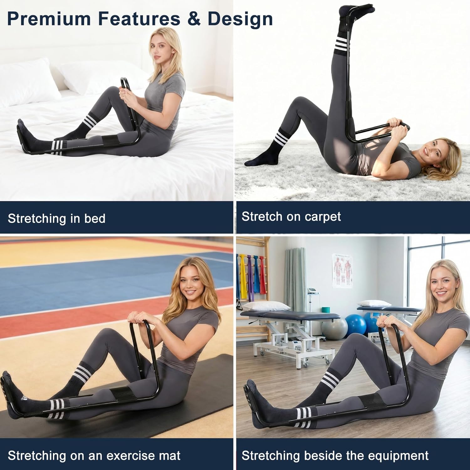 Knee Extension Device, Hamstring Leg Stretcher for Lower Body Flexibility, Improves Range of Motion - Image 5