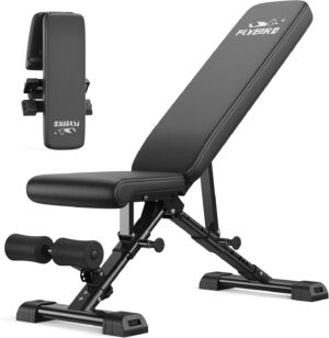 FLYBIRD Adjustable Weight Bench, AS...