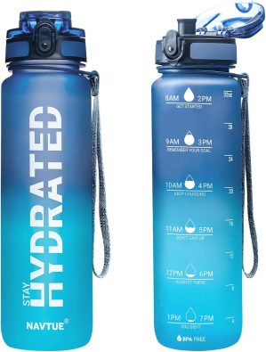 Water Bottle, 32oz Sports Water Bot...