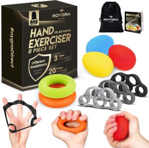 roygra Grip Strength Trainer (8 Pac...