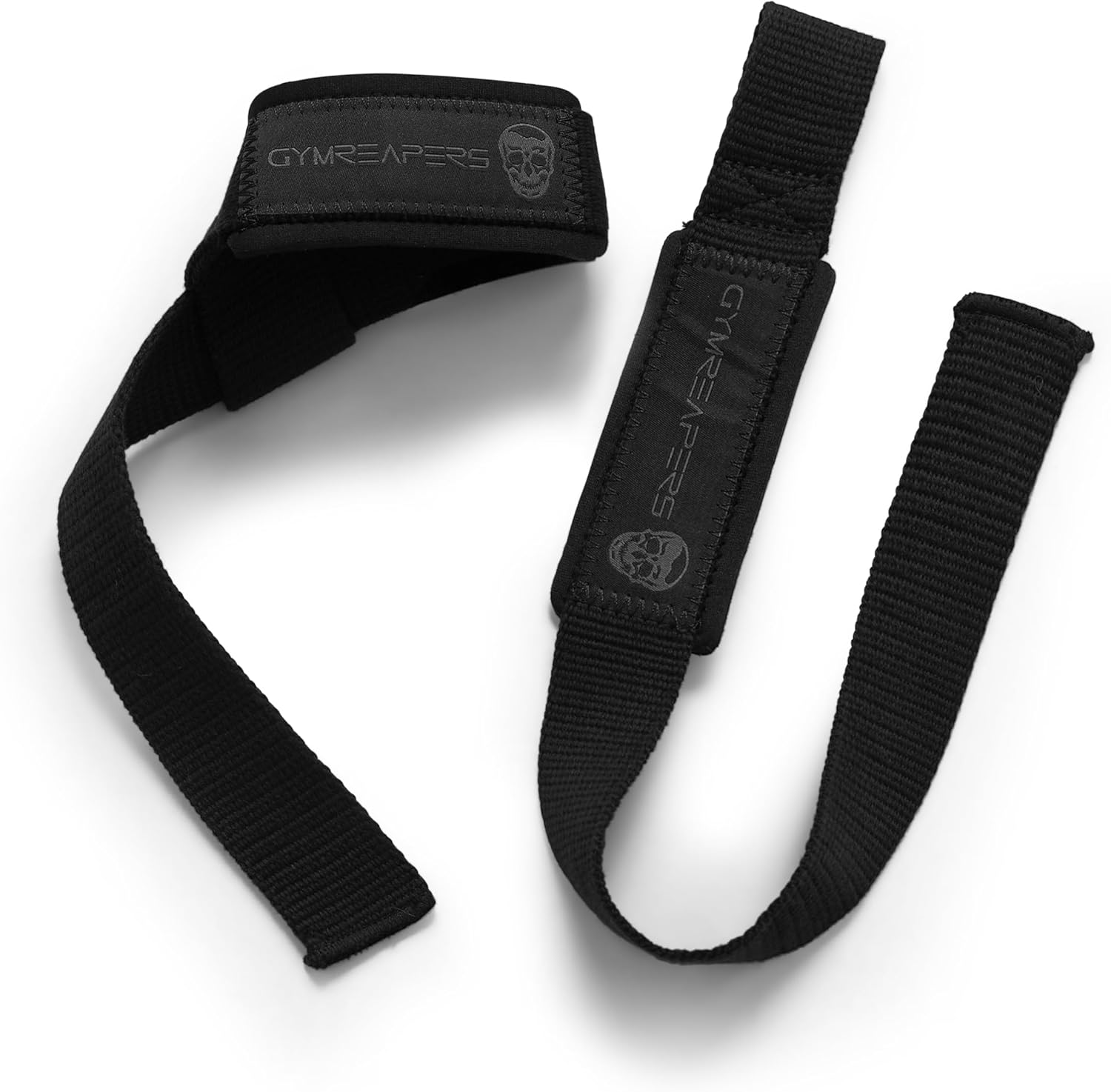 Gymreapers Lifting Wrist Straps for Weightlifting, Bodybuilding, Powerlifting, Strength Training, & Deadlifts - Padded Neoprene with 18 inch Cotton - Image 3