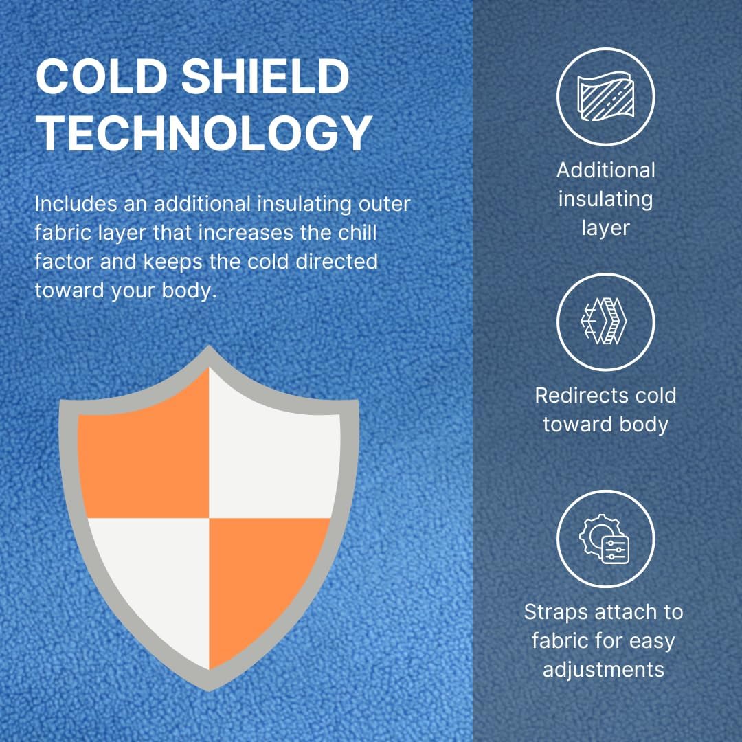 FlexiKold Ice Packs for Injuries Reusable with Straps – Cold Compress Gel Cold Pack, Ice Pack for Knee, – Flexible Medical Ice Wrap for Back, Shoulders, Legs, Muscle Pain – Standard – 2 Pk - Image 5