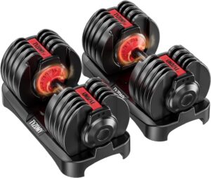 Adjustable Dumbbells Set of 2，Fre...