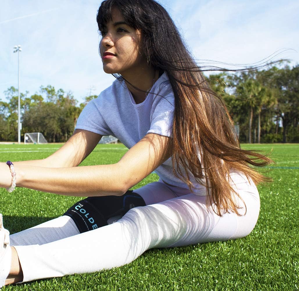 The Coldest Knee Ice Pack Wrap, Hot and Cold Therapy - Reusable Compression Best for Meniscus Tear, Injury Recovery, Bursitis Pain Recovery, Sprains, Swelling and Rheumatoid Arthritis - Image 9