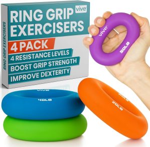Vive Hand Strengthener Grip Ring &#...