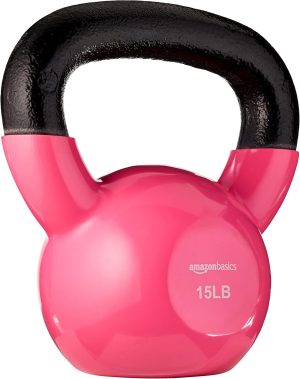 Amazon Basics Vinyl Kettlebell