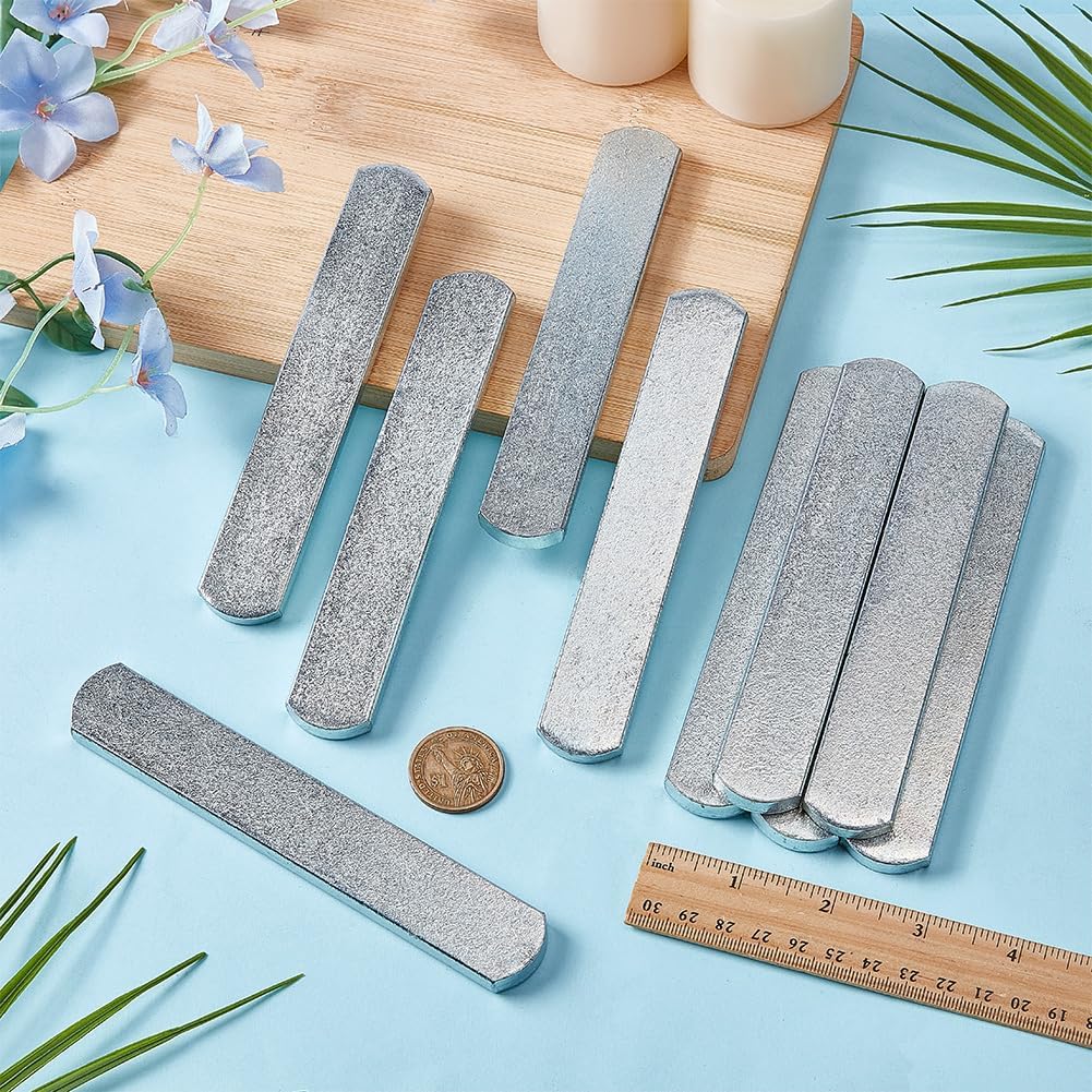 FINGERINSPIRE 10pcs Steel Weight Plates 2.9x1inch Steel Plates for Weighted Vest Rectangle Platinum Iron Strips Adjustable Iron Weights for Strength Training Running Workouts Fitness Accessories - Image 4