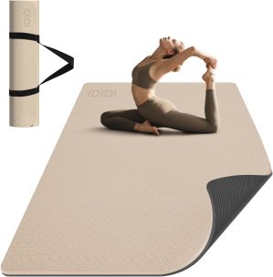 8mm Large Yoga Mat (6’x 4R...