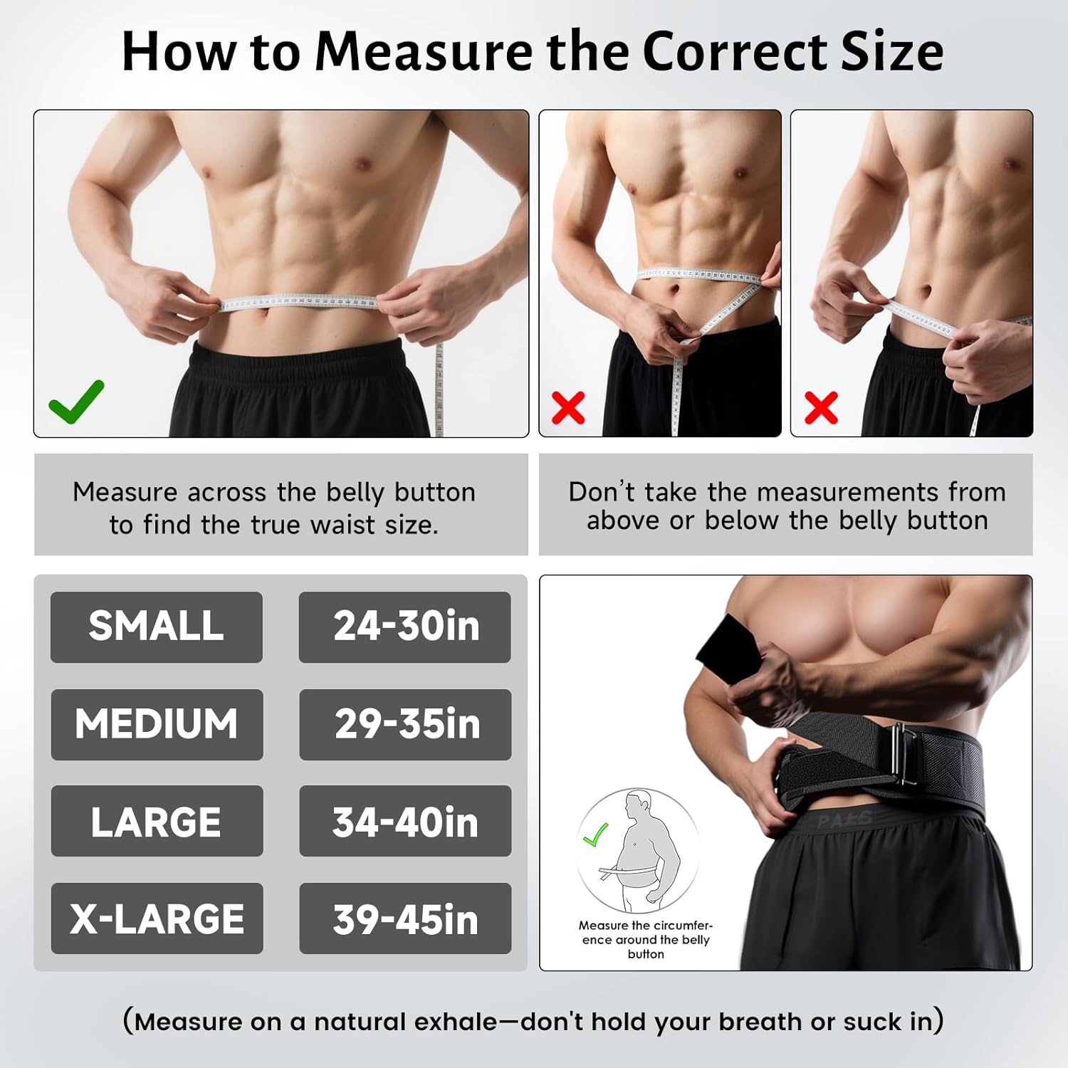 MANUEKLEAR Gym Weight Lifting Belt Weight Lifting Workout Weightlifting Powerlifting Belt for Men Women - 7.5inch - Bodybuilding Fitness Back Support for Cross Training, Squats, Lunges - Image 2