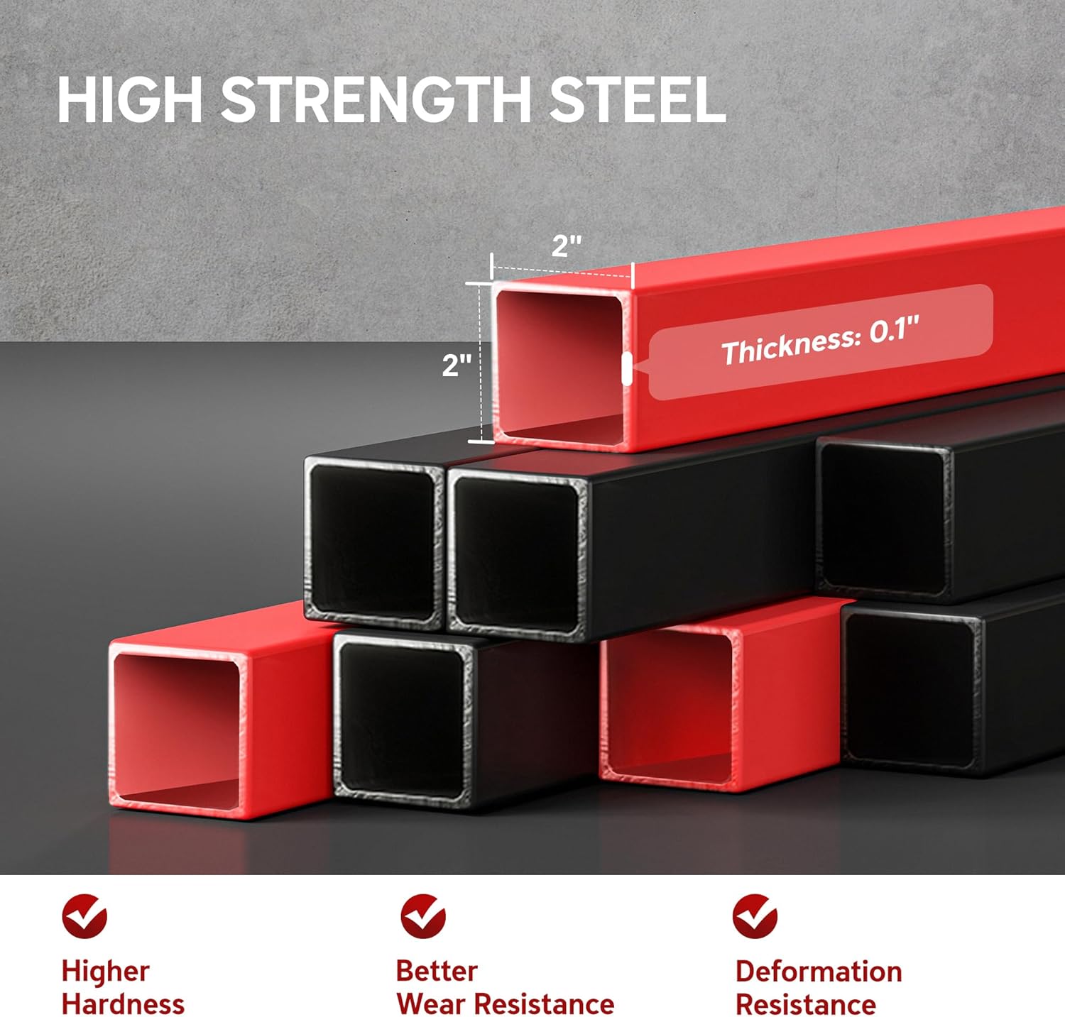 Soozier Power Cage Smith Machine, Multi-Function Power Rack with Pull Up Bar, LAT Pull Down System and Squat Rack, Barbell Bar, Plate Storage Posts, Landmine, for Home Gym - Image 9