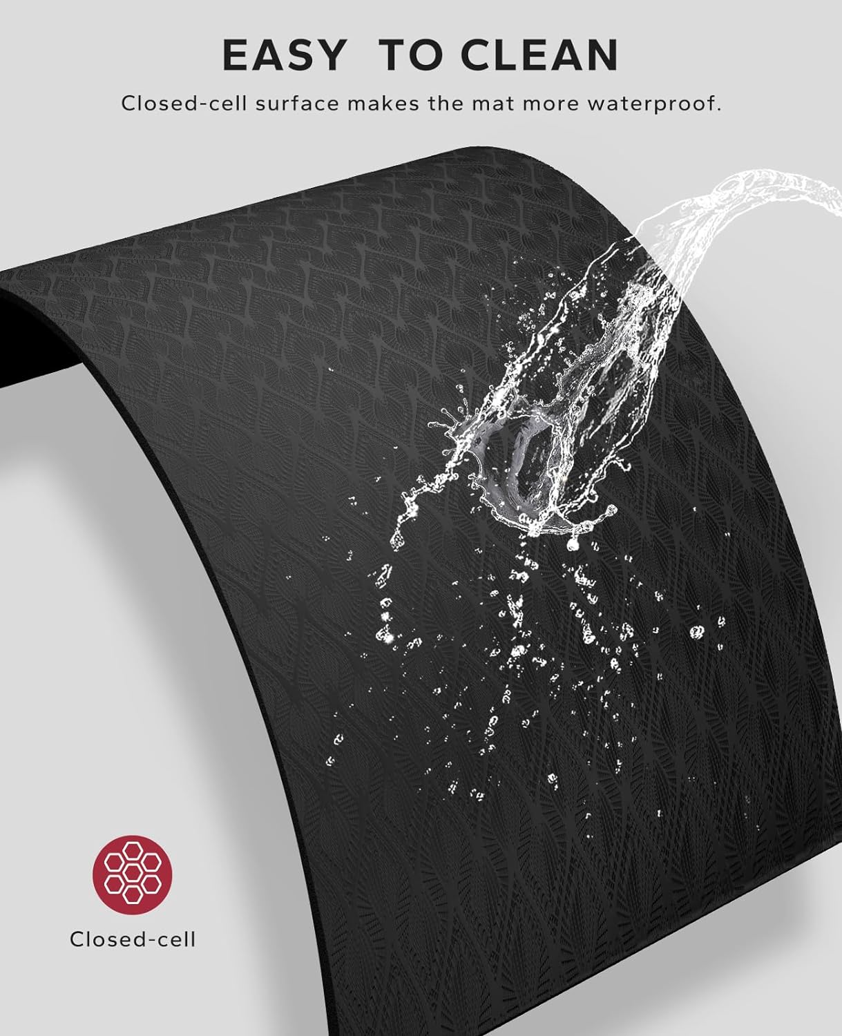 HAPBEAR Extra Large Yoga Mat - 72"x48"/78"x54", 1/4" & 1/3" Thick, Non-Slip, Durable, Eco-Friendly, Wide Exercise Mat for Home Workouts, Yoga, Pilates, Stretching, Meditation (Barefoot Exercise) - Image 6