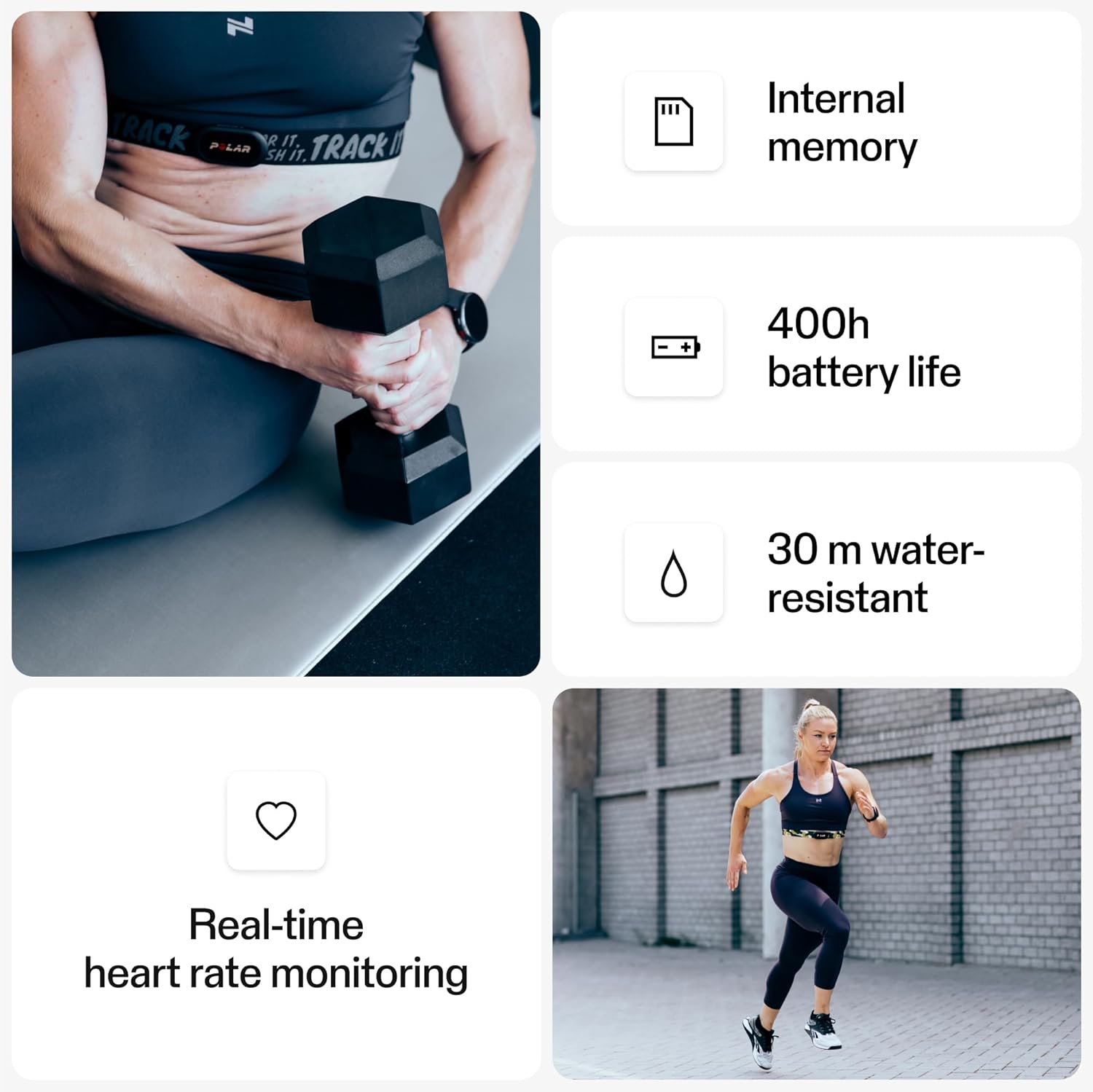 Polar H10 Heart Rate Monitor Chest Strap - ANT + Bluetooth, Waterproof HR Sensor for Men and Women - Image 4