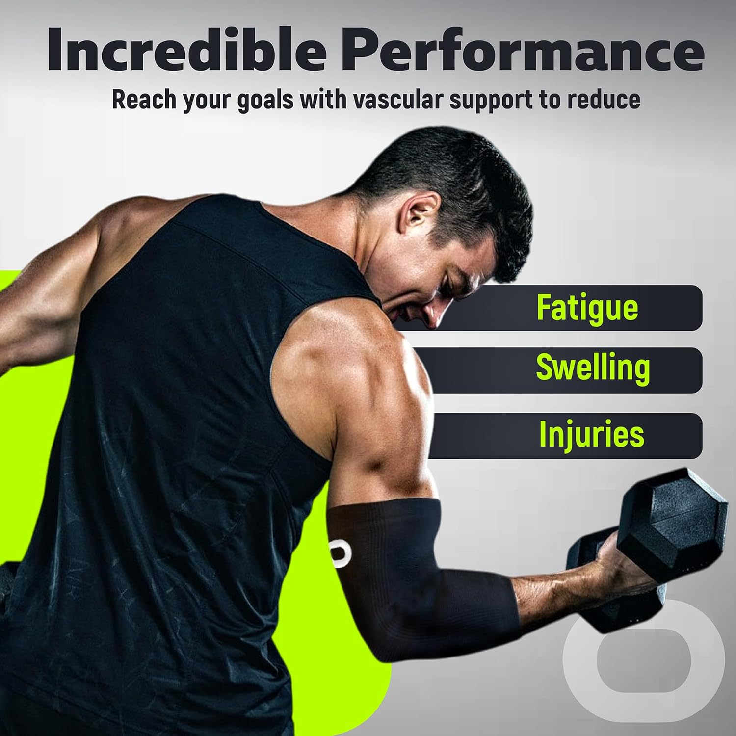 Elbow Brace Compression Sleeve (1 Pair) - Instant Arm Support Elbow Sleeves for Tendonitis, Arthritis, Bursitis, Golfers & Tennis Elbow Brace, Treatment, Workouts, Weightlifting, Pain Relief, Recovery - Image 4